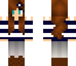 navy skinny jean girl
