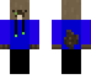 blue hoodie beaver