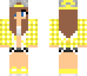 cute girl yellow