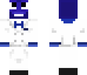 blue man in a suit