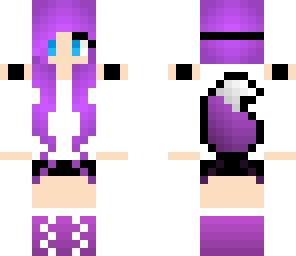 purple wolf girl