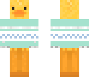duck in sweater