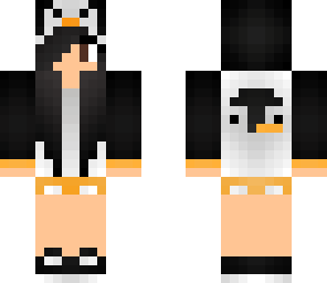 edited penguin girl