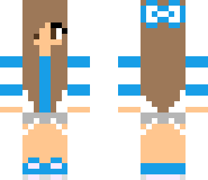 cute blue girl