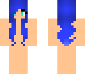 sea blue hair