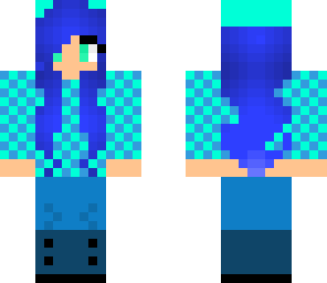 blue girl