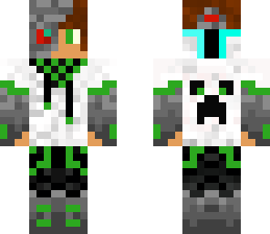 green creeper boy cyborg  