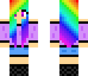 rainbow girl