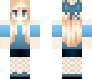 blue girl