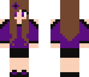 cute purple girl
