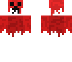 creeper rojo destruido