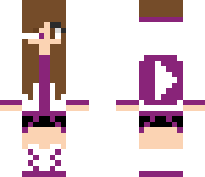 purple youtube girl