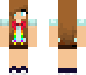 nerd girl colorful