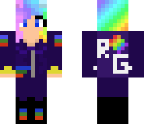 rainbow girl