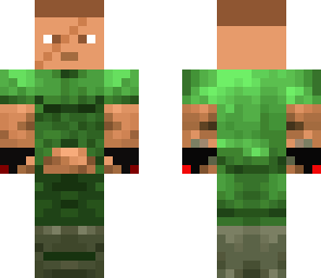 doom guy no helmet