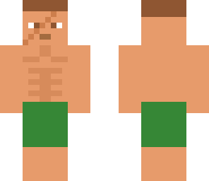 doom guy in swim trunks