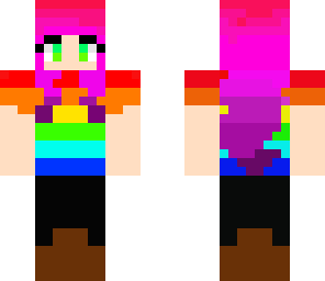 colorful girl