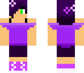 cute purple girl