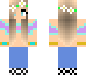 edited flower crown person