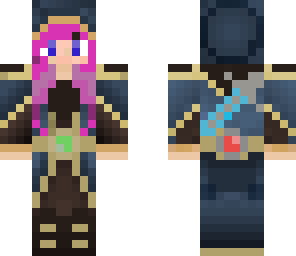 pink haired mage