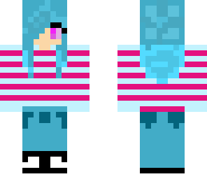 blue girl
