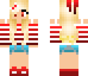 red blonde girl