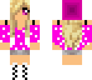 cute pok-a-dot girl