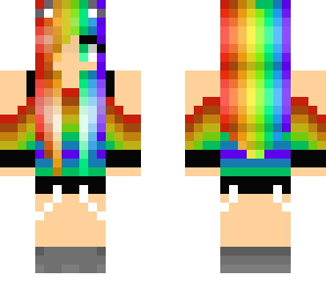 edited rainbow kitty