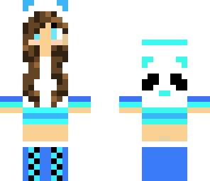 blue panda