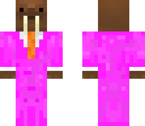 walrus in pink