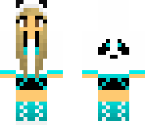 fixed blue panda girl