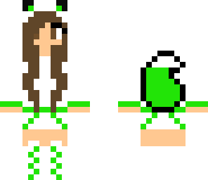green fox girl