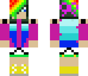 hot rainbow girl