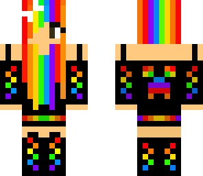 rainbow hair creeper