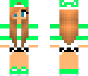 girl - neon green