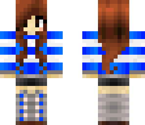 blue shaded jumper