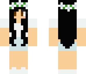 flower girl-black hair