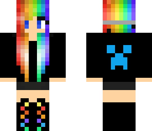 rainbow girl