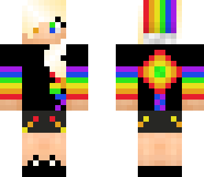 rainbow girl