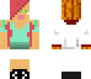 girl with the pink hair