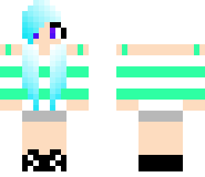 my fixed skin of mint girl