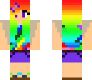 rainbow girl