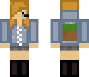 girl with short hair and headset