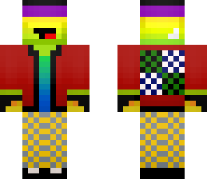 derp with a hat and checkers