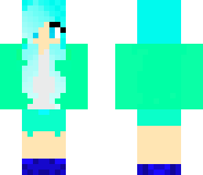 mint green skin 