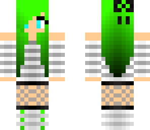 summer green girl