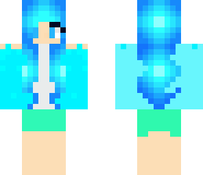 blue skin