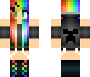 rainbow creeper girl