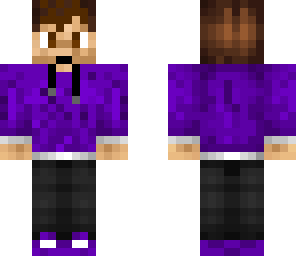 guy in purple hoodie