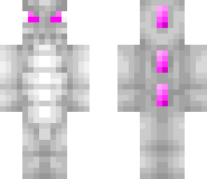 silver and pink dragon